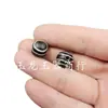 Estilo Tíbet pulpa negro y blanco dos ojos Cuentas Cielo cuentas redondas Cuentas sueltas de Jade ágata lineal cuentas viejas pulsera collar cuentas de joyería