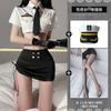Sopa nocturna tamaño grande lencería sexy al por mayor bolsa tentación cintura sexy falda de cadera uniforme de policía atuendo de negocios uniforme de azafata