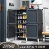 Armário de armazenamento porta sapateira prateleira de armazenamento à prova de poeira sapateira simples resistente artefato de armazenamento multicamadas doméstico grande capacidade