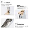 Tijeras de alta calidad para decoración de uñas, tijeras en forma de U de una sola palabra, herramienta para recortar uñas postizas, tijeras francesas planas extendidas para bricolaje