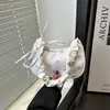 Bolsa de Ombro de Lona Estilosa, Fofa e Versátil para Mulheres, Nova 2025, Elegante, de Ombro Único, Grande Capacidade, para o Dia a Dia
