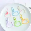 Llavero Colgante de Gato KT de Dibujos Animados Color Dopamina Adorno para Bolso Estuche de Auriculares Colgante Decorativo DIY Pequeños Regalos Venta al por Mayor
