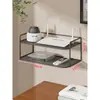 Soporte para Router Almacenamiento para Módem Óptico Decodificador de TV Gabinete con Disipación de Calor Estante de Almacenamiento de Escritorio Enchufe Soporte para Control Remoto