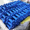Dumbbell de plástico para sumergir de dama, brillante esmerilado, fundición de una sola pieza de hierro fundido, seguro y sin olor, mancuerna multicolor