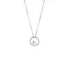 Collar de círculo de perlas para mujer lujo ligero versátil personalidad retro elegante personalidad diseño de nicho Red Social