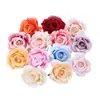 Nueva Cabeza de Flor Rosa de Simulación Rosa de Seda Individual Arreglo Floral Hecho a Mano DIY Decoración de Fondo de Boda Accesorios para Fotografía