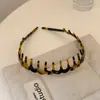 Diadema de Dientes Nueva, Moderna y Cómoda que no Daña el Cabello, Exquisita Diadema Antideslizante de Verano para Mujer, Sencillo Accesorio para el Cabello Estilo Coreano