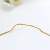 Hilo Hueco Explosivo Dorado y Plateado 1mm, 2mm Hilo para Tejer Hecho a Mano DIY Cabello de Muñeca Pasador Bordado Lana