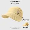 Sombrero Padre-Hijo, Sombrero de Verano de Ala Ancha Abierto para Niños con Protección Solar, Sombrero de Sol Transpirable con Cara Sonriente de Dibujos Animados, Gorra de Béisbol Universal para Viajes