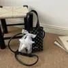 Linda mini bolsa de lunares femenina color caramelo fresco 2026 nueva versátil casual bandolera para teléfono