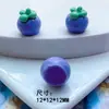 Tamaño pequeño simulación tridimensional fruta fresa mangostán piña caqui manzana colgante accesorios para el cabello DIY accesorios decorativos de resina