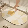 Alfombrilla de Baño Fresca y Sencilla, Alfombrilla Absorbente de Agua y Antideslizante para Baño, Se Puede Cortar a Medida, Alfombrilla de Tierra de Diatomeas Resistente a Manchas y al Desgaste