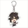 Hell Music Keychain Animação em torno de sapinhos Maru Ehai Ya Esquerda Pendurado Batalhão Guarda Gangue Zuo Chefu Zhi Pingente Acrílico