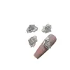 Taladro de pila de mariposa decoración de diamante para manicura explosión de red roja Shi Yue cara redonda cuadrada perla terminada joya de taladro de pila para mano