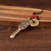 Latón Cinco Emperadores Qian Qian Qian Daojia Qian Colgante Llave Tesoro del Hogar Boutique Colgante Regalo Coche para Hombre y Mujer