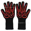 Guantes Retardantes de Llama, Resistentes al Fuego, Resistentes a Altas Temperaturas hasta 800 Grados, Para Barbacoa BBQ, Horno de Microondas, Horneado, Guantes de Silicona Aislantes del Calor Anti-Escaldaduras