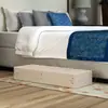 Taburete de Madera Maciza Reposapiés Escalón Reposapiés Piano Oficina Pedal de Pie Alfombrilla Antideslizante para Cocina Base Elevadora