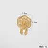 Gemelos Cruzados de Aleación Hueca con Incrustaciones de Diamantes en Forma de Flor para Puños de Camisas de Mujer Botones Decorativos para Cuello Bufanda de Seda Elegante y Digna