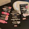 Y2g metal galvanizado rosa con incrustaciones de diamantes amor estrella de cinco puntas funda para teléfono zapatos con agujeros resina accesorios de joyería diy