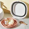 Lavabo Plegable para Dormitorio de Estudiantes Lavabo Grande para el Hogar Bebé Lavabo Pequeño Portátil Compresión Viaje Lavabo para Lavar Ropa