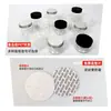 Pote transparente 47 dentes 40/50/60/80ml creme maquiagem máscara engarrafado pet cuidados com a pele plástico pote