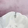 Nuevo Estilo Flor de Trébol de Cuatro Hojas Gota de Agua Borla Colgante Acero de Titanio Médico 316L Pendiente de Hélice Venta Caliente Pendientes Versátiles