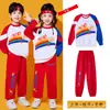 Fantasias de Cheerleading Infantil, Uniformes para Reunião Esportiva de Alunos do Ensino Fundamental, Fantasias para Apresentação de Dança em Grupo de Cheerleading de Jardim de Infância