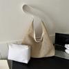 Bolso informal de playa de verano popular tejido para madre e hijo 2024, bolso de paja de playa de viaje con un solo hombro estilo occidental de moda para la playa