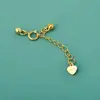 Cadena de Extensión de Plata de Ley S925 Collar Pulsera Cadena de Extensión para Pulsera Conector de Extremo para Pulsera Extensión de Cola de Cadena Chopard Cadena Ajustable