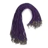 Collar de Cuerda Trenzada de Cuatro Hilos con Colgante de Piel PU Cuerda para Colgante Collar de Cuerda de Cuero Negro para Hombre Cuerda de Cuero
