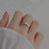 Anillo Lazo para Mujer ins Diseño Nicho Dedo Índice Círculo Liso Moda Personalidad Novia Sentido de Alta Gama Anillo de Dedo Joyería de Mano