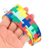Serie Arcoíris Cuerda para Teléfono Móvil Personalidad Anti-caída Tarjeta de Pecho para Certificado de Trabajo Accesorios de Cinta Larga de Poliéster para Cámara
