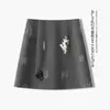 Saia Curta com Design Moderno de Pedrarias, Meia-Saia Estilo Tailleur para Mulheres, Nova Saia Bodycon de Cintura Alta para o Verão 2026, Emagrecedora e Valoriza o Corpo