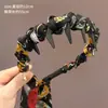 Faixa de cabelo de fita, elástico de cabelo integrado, para uso diário, presilha de cabelo com coroa alta, acessório de cabelo trançado, faixa de cabelo para coque