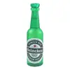 Plástico Redondo Simulación Mini Botella de Cerveza Heineken Día del Padre Papá Día de los Niños Accesorios para Hornear Pasteles