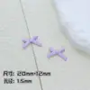 Corrente de Celular com Laço Pintado em Desenho Animado e Contas Acessórios de Liga Metálica Artesanais Material DIY Acessórios de Joias com Contas Soltas Fofo