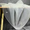 Tejido de malla ligera al agua velo fino tela para vestido de novia gasa suave sedosa organza transparente tela de diseñador para ropa