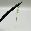 Estilo Nacional Madeira Elegante Grampo de Cabelo Estilo Antigo Grampo de Cabelo Hanfu Jardim de Osmanthus Gardênia Flor de Ameixa Disco Borboleta Acessório de Cabeça Franja Lateral
