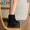 Botines Melard, botines para mujer, nuevo estilo 2026, botines de tubo estilo británico tipo Martin, botines sencillos de primavera/otoño para mujer, botines retro con plataforma