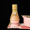 Popular Tazón de Cerámica para Matcha de Amazon con Pico, Set de Té Matcha de Crisantemo Japonés, Batidor de Té, Caja Colorida de 100 Piezas, Gama Alta