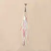 Vara de Brinquedo para Gatos Amazon com Papel Amassado e Fio Dourado Colorido, Cabeças de Reposição, Várias Cores Disponíveis, Vara de Brinquedo para Gatos com Tassel [Personalizável]
