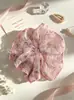 Elásticos para el pelo coloridos, elegantes y artísticos, scrunchies de malla floral de alta elasticidad, accesorios en stock para venta al por mayor