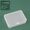 Caja de Embalaje de Plástico Transparente Multitamaño Caja Plana de Cartón para Amazon Transfronterizo Organizador de Almacenamiento para Piezas de Tarjetas, Joyería, Accesorios