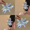 ¡Mariposas! Atmósfera Primavera y Verano Vacaciones en la Costa Nuevo Estilo Chino Flor Pinza para el Cabello Temperamento Pinza Lateral para el Pelo