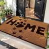 Felpudo de imitación de palmera estilo americano elimina eficazmente el barro, la arena y el polvo. Tapete para patio exterior que se limpia fácilmente con un enjuague, resistente a la suciedad y al desgaste