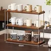 Estante de Almacenamiento de Escritorio Mesa de Comedor Encimera Cocina Portavasos de Agua Mesa Taza de Té Taza de Café Portavasos Almacenamiento de Vasos Multicapa Portavasos