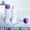 Tubo Curvo de Brillo Labial Personalizado Tubo Redondo de Bola Cuadrado para Brillo Labial Tubo Ondulado Redondo de Bola Cuadrado para Brillo Labial Tapa de Bola Material de Empaque para Brillo Labial