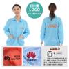 Roupas de trabalho antiestáticas divididas sem poeira Roupas estáticas azuis e brancas Protetor de manga curta Chapéu Top Oficina de fábrica de eletrônicos