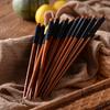 Tazón puntiagudo estilo japonés Palillos Palillos creativos antideslizantes de madera maciza Palillos para el hogar Restaurante Cocina de sushi Vajilla vintage Par