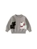 Ropa para Niños You Bao Ropa de Punto para Niños Pequeños Lana de Invierno Ropa Interior para Niños Ropa de Dibujos Animados para Niños Cuello Redondo Suéteres para Niñas